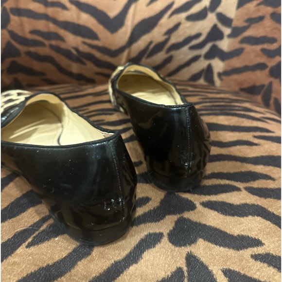 Charlotte Olympia bisoux patent leather and pony skin flats - Picture 10 of 16